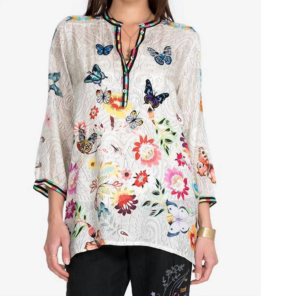 Nwt johnny was kendra tunic in multi - Picture 3 of 5